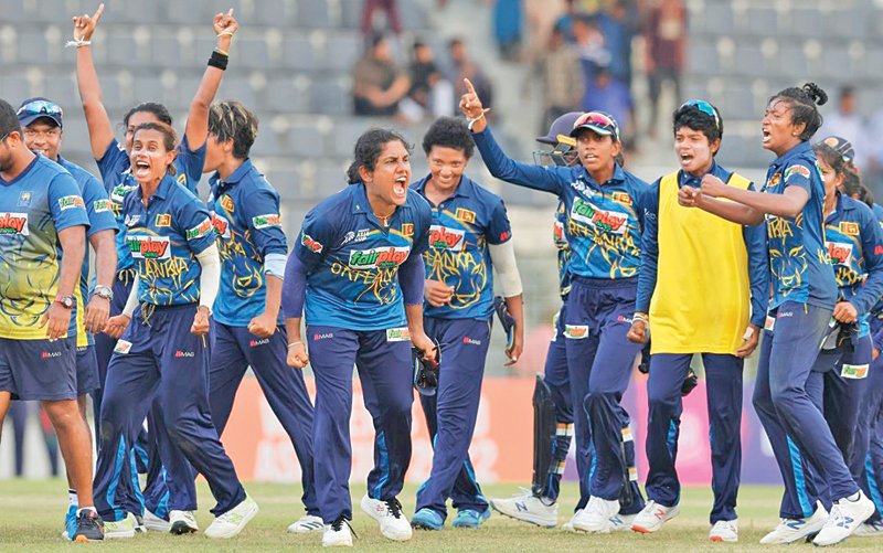 පළමු තරගයේ ජය ශ්‍රී ලංකා කාන්තා කණ්ඩායමට