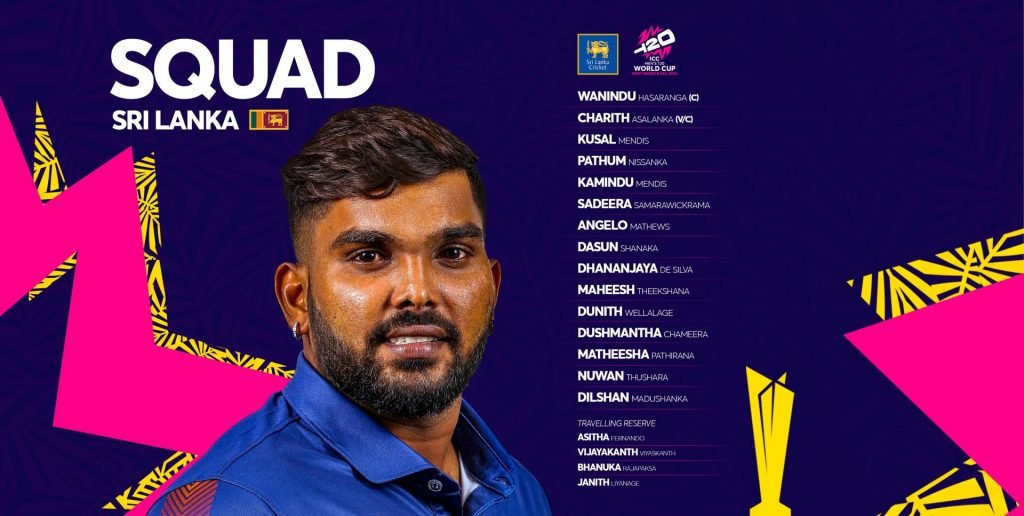 ලෝක කුසලානයට යන ශ්‍රී ලංකා සංචිතය නම් කෙරේ.