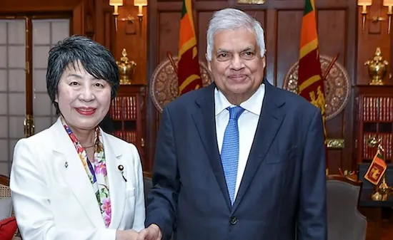 ජපාන විදේශ අමාත්‍යවරිය,ජනපති සහ විපක්ෂ නායක හමුවෙයි!