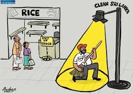 ක්ලීන් ශ්‍රී ලංකා අස්සේ විපක්ෂයත් ඔලුව උස්සයි.