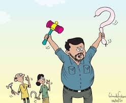 කාටූන් උපහාසය.