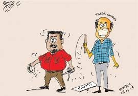 කාටූන් උපහාසය.