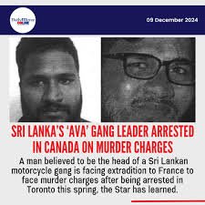 කැනඩාවේ දී අත්අඩංගුවට ගත් ලාංකික අපරාධ කල්ලි නායකයෙකු ප්‍රංශයට පිටුවහල් කරයි.